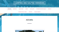 Desktop Screenshot of camping-hautes-vernedes.com